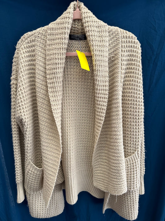 Dizzy Daizy Ivory Sweater Cardigan