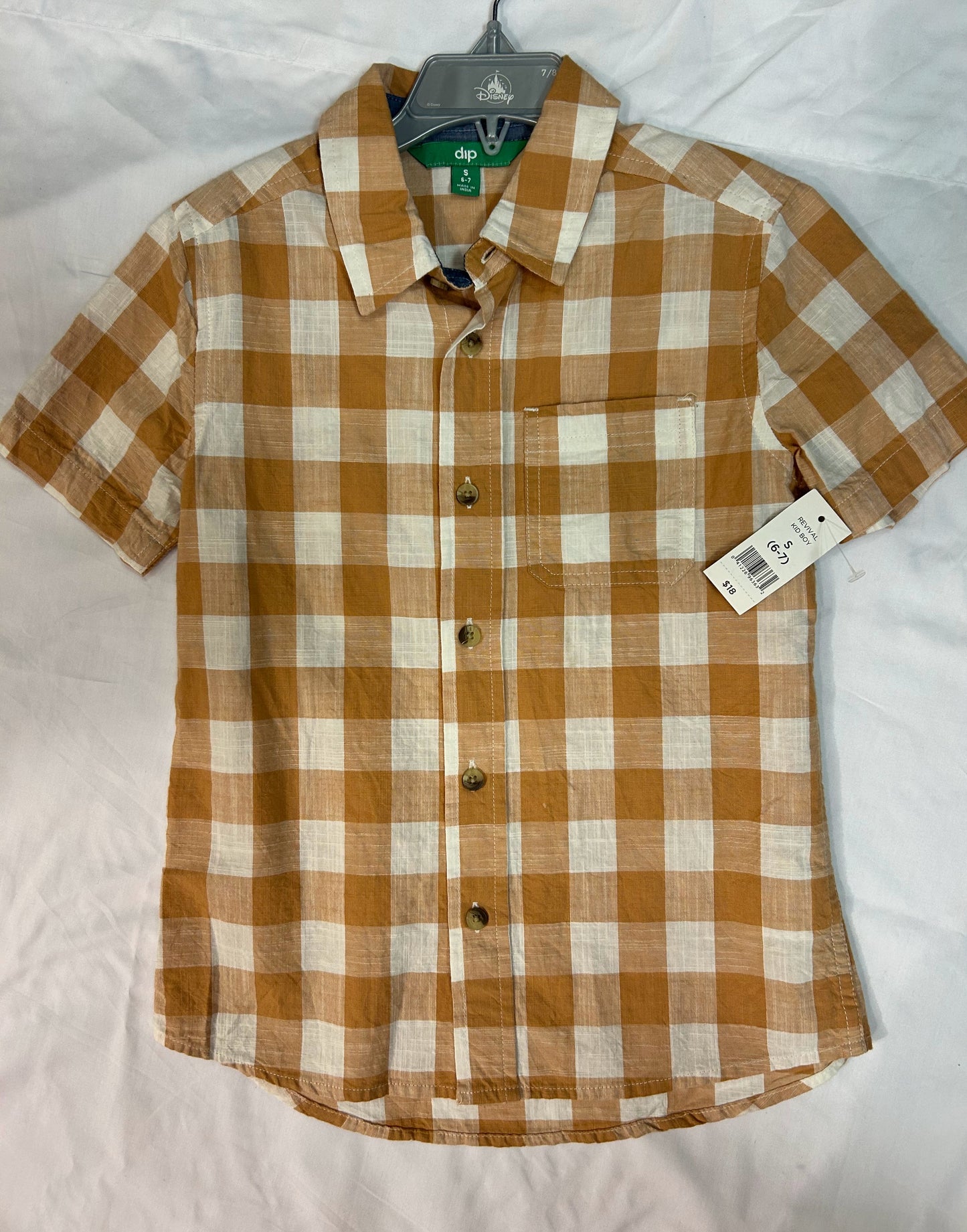 Dip Short Sleeve Button Up