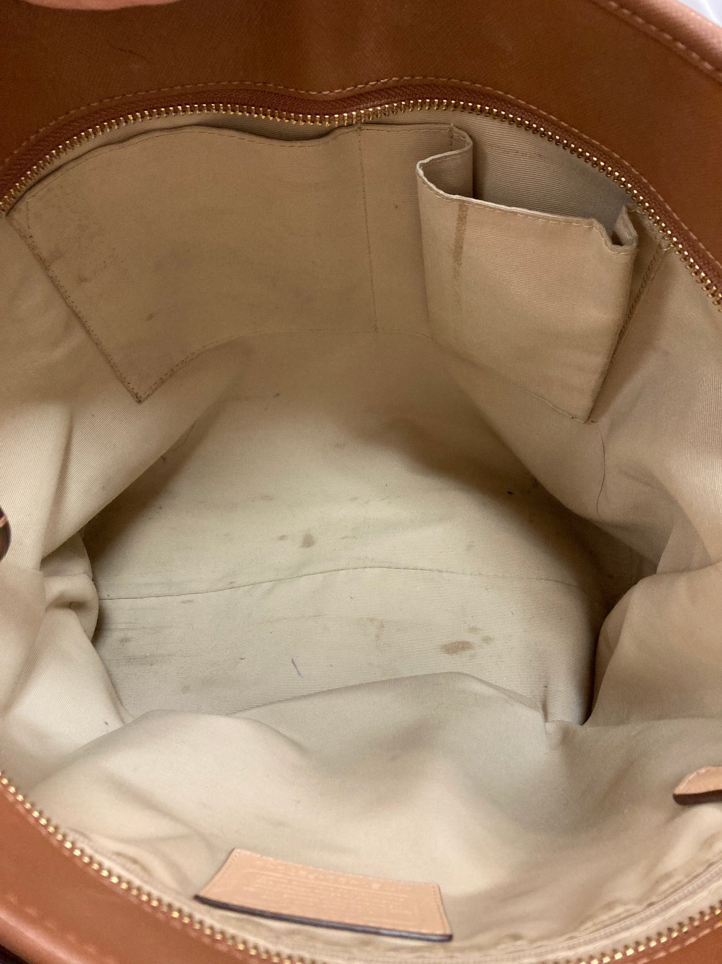 Brown Leather Coach Purse