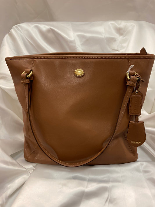 Brown Leather Coach Purse