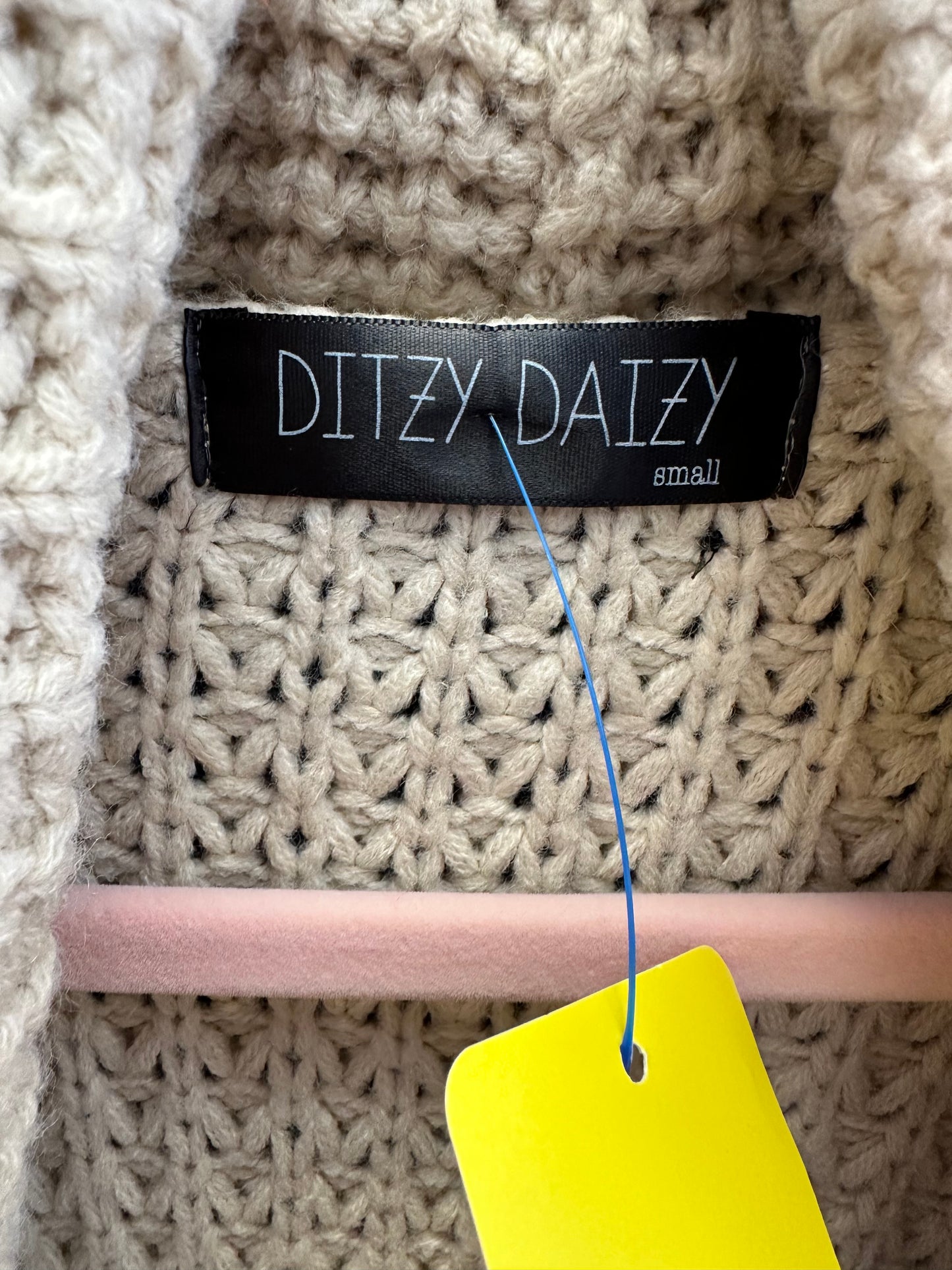 Dizzy Daizy Ivory Sweater Cardigan