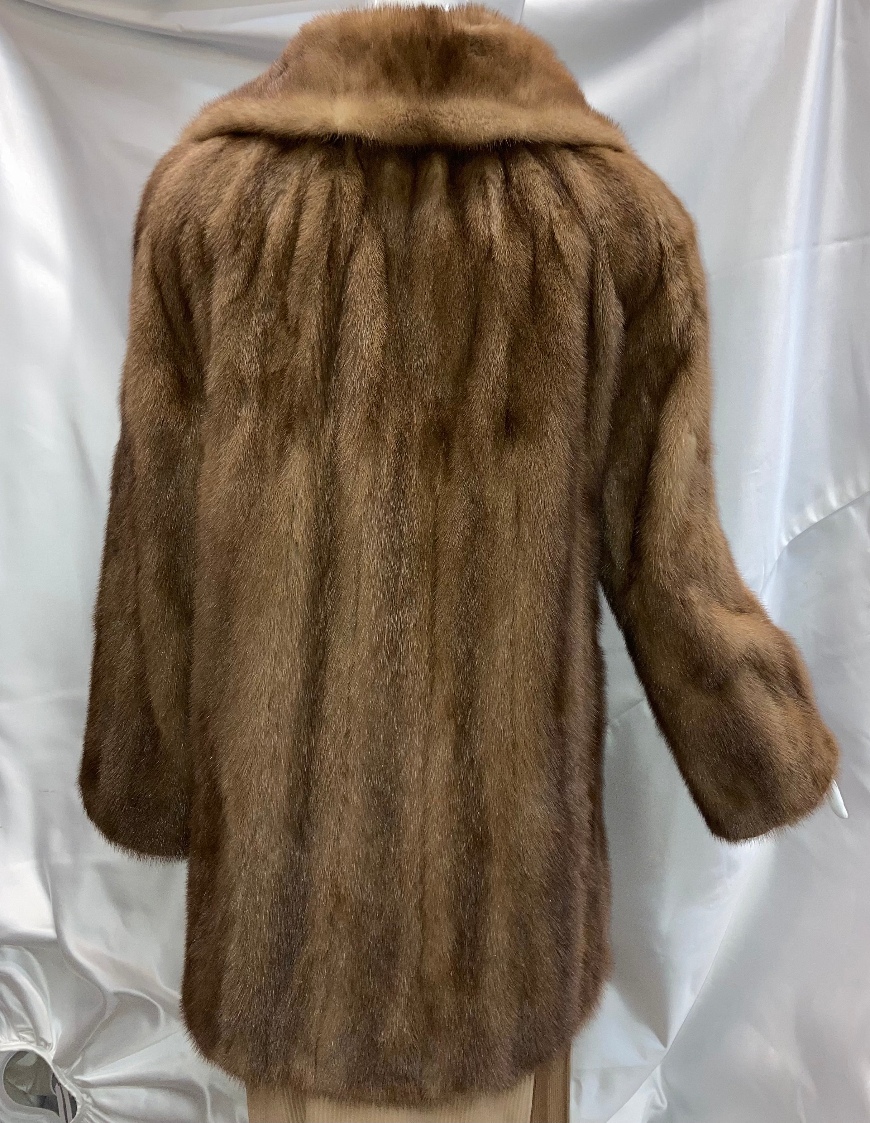 Emilio Gucci Genuine Mink Fur Coat Key Elements